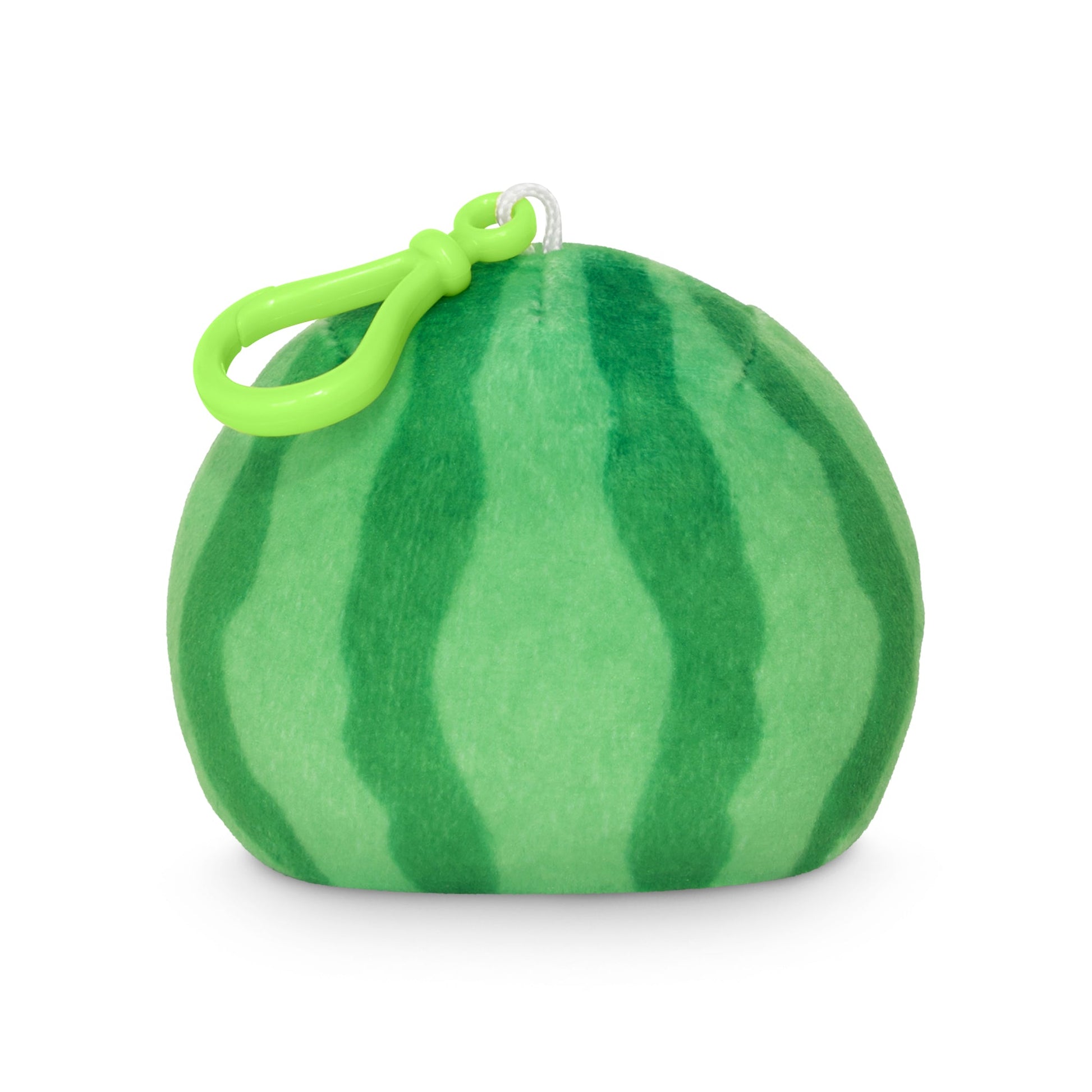 A sweet Plushiverse Alotl Watermelon Reversible Keychain from TeeTurtle on a white background.