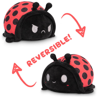 Two TeeTurtle Reversible Ladybug Plushies by TeeTurtle.